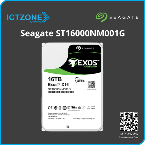 HDD Seagate Exos 16TB ST16000NM001G