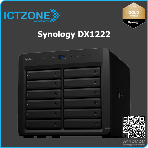 expansion unit nas synology dx1222 1