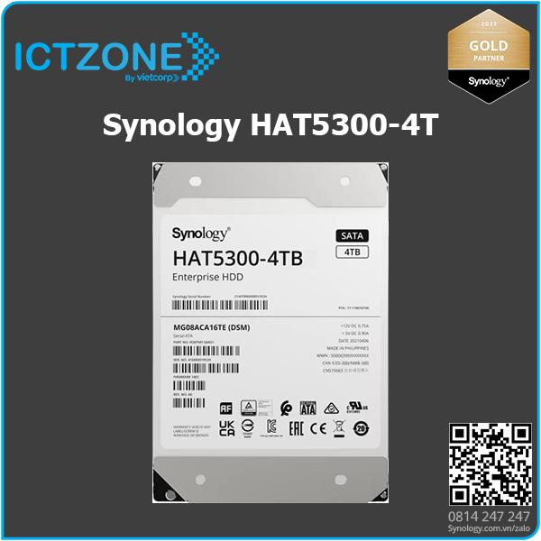 o cung nas synology hat5300 4t