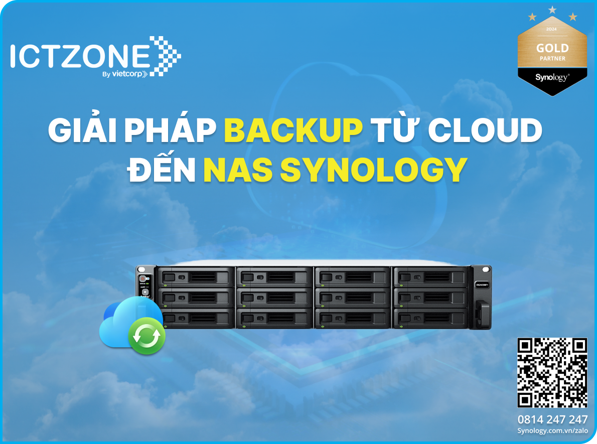 Giải pháp backup từ cloud tới NAS Synology