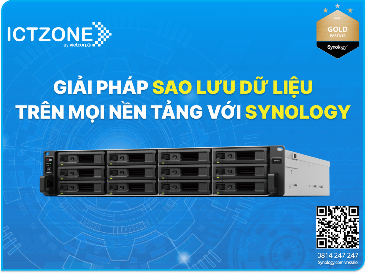 Giải pháp sao lưu dữ liệu trên mọi nền tảng với Synology